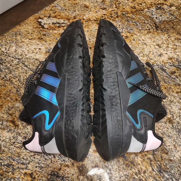 Adidas EG7943 Mens Black Blue Pink Sneakers Size 11 US Made in Vietnam main image 7
